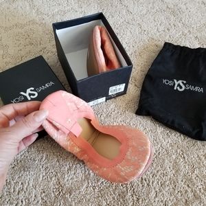Yosi Samra foldable flats / Sugar Melon NEW